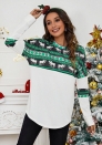 (Plus Size)(Real Image)2021 Styles Women Fashion INS Styles Fashion Christmas Tops