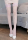 (Pink)2024 Styles Women Seductive Thigh-High Stockings with Lace Trim and Embellished Sequins