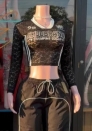 (Black,Only Tops)2025 Styles Women Lace Sheer Mesh Versatile Blouse