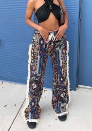 2021 Styles Women Fashion INS Styles Fashion Tassel Long Pants