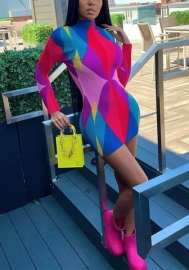 2021 Styles Women Fashion INS Styles Fashion Long Sleeve Dress