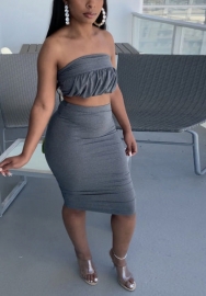 2021 Styles Women Fashion INS Styles Fashion Two Piece Dress