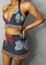 2021 Styles Women Fashion INS Styles Fashion Two Pieces Dress