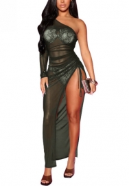 2021 Styles Women Fashion INS Styles Fashion Long Sleeve Maxi Dress