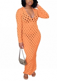 2021 Styles Women Fashion INS Styles Fashion Long Sleeve Maxi Dress