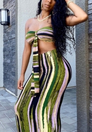 2021 Styles Women Fashion INS Styles Fashion Two Piece Dress