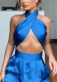 2021 Styles Women Fashion INS Styles Fashion Bandage Two Piece Suit