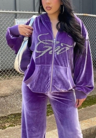 2021 Styles Women Fashion INS Styles Fashion Long Sleeve Two Pieces Suit