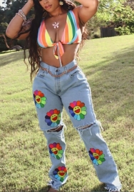 (Only Long Pants)2021 Styles Women Fashion INS Styles Fashion Long Pants