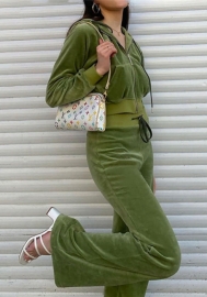 2021 Styles Women Fashion INS Styles Fashion Two Tracksuit Suit