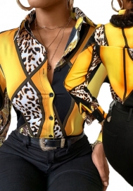 2021 Styles Women Fashion INS Styles Fashion Print Shirt Dress