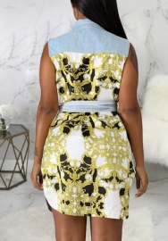 2021 Styles Women Fashion INS Styles Fashion Jeans Mini Dress