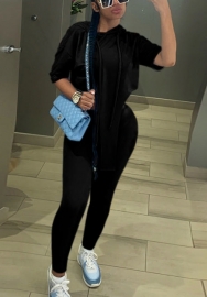 2021 Styles Women Fashion INS Styles Fashion Solid Color Two Piece Set