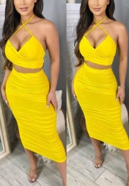 2021 Styles Women Fashion INS Styles Fashion Solid Color Maxi Dress