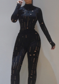 2021 Styles Women Fashion INS Styles Fashion Hollow Two Piece Suit