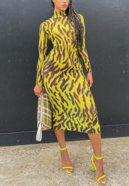 2021 Styles Women Fashion INS Styles Fashion Long Sleeve Maxi Dress