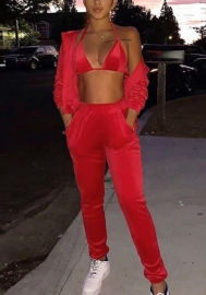 2021 Styles Women Fashion INS Styles Fashion Three Pieces Set