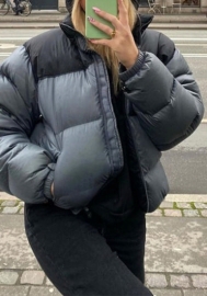 (Only Coat)2021 Styles Women Fashion INS Styles Fashion Front Zipper Coat