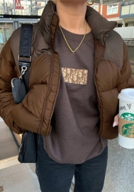 (Only Coat)2021 Styles Women Fashion INS Styles Fashion Front Zipper Coat