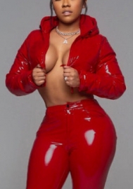 (Only Coats)2021 Styles Women Fashion INS Styles Fashion PU Coats