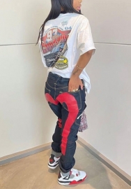 (Only Long Pants)2021 Styles Women Fashion INS Styles Fashion Autumn Jeans Long Pants