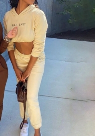 (Apricot)2021 Styles Women Fashion INS Styles Fashion Autumn Two Piece Set