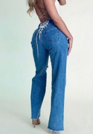 2021 Styles Women Fashion INS Styles Fashion Autumn Jeans Long Pants