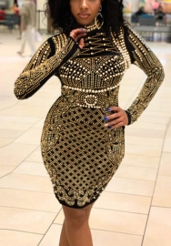 2021 Styles Women Fashion INS Styles Fashion Autumn Sequins Dress