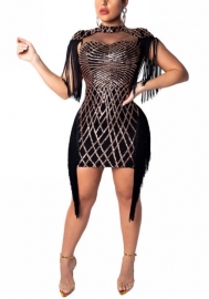 2021 Styles Women Fashion INS Styles Fashion Autumn Sequins Dress