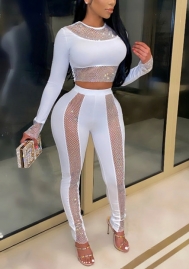 2021 Styles Women Fashion INS Styles Fashion Autumn Sequins Two Piece Set