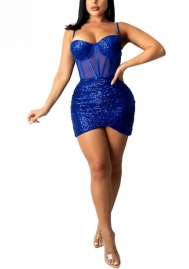 2021 Styles Women Fashion INS Styles Fashion Autumn Sequins Dress