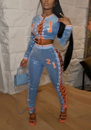 2021 Styles Women Fashion INS Styles Fashion Autumn Sequins Two Piece Suit