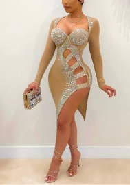 2021 Styles Women Fashion INS Styles Fashion Autumn Sequins Dress