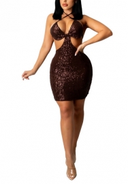 2021 Styles Women Fashion INS Styles Fashion Autumn Sequins Dress