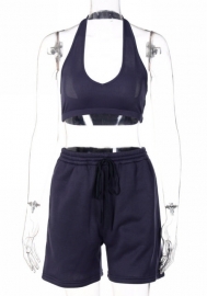 (Short Pants,Blue)2021 Styles Women Fashion INS Styles Fashion Summer Short Two Piece Set