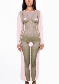 (Pre-Szle)2021 Styles Women Fashion INS Styles Fashion Autumn Maxi Dress