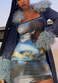 (Only Dress)(Pre-Szle)2021 Styles Women Fashion INS Styles Fashion Summer Dress