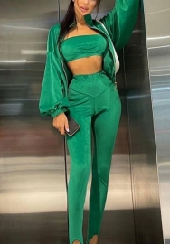 (Pre-Szle)2021 Styles Women Fashion INS Styles Fashion Autumn Three Piece Set