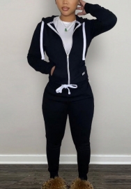 (Pre-Szle)2021 Styles Women Fashion INS Styles Fashion Autumn Hoodie Two Piece Set