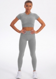 (Top Quality)2021 Styles Women Fashion INS Styles Fashion Autumn Summer Yoga Tracksuit Suit