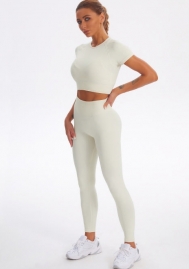 (Top Quality)2021 Styles Women Fashion INS Styles Fashion Autumn Summer Yoga Tracksuit Suit