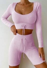 (Top Quality)2021 Styles Women Fashion INS Styles Fashion Autumn Summer Yoga Tracksuit Suit