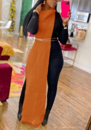 2021 Styles Women Fashion INS Styles Fashion Autumn Sequins Maxi Dress