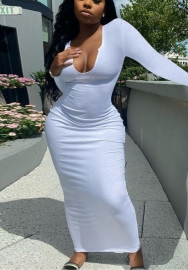 2021 Styles Women Fashion INS Styles Fashion Autumn Maxi Dress