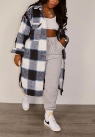 2021 Styles Women Fashion INS Styles Fashion Autumn Plaid Shirt Coats