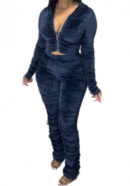 2021 Styles Women Fashion INS Styles Fashion Autumn Ruffle Two Pieces Set