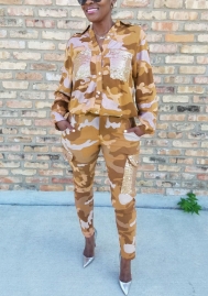 2021 Styles Women Fashion INS Styles Fashion Autumn Two Pieces Set