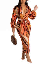 2021 Styles Women Fashion INS Styles Fashion Autumn Maxi Dress