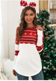 (Plus Size)(Real Image)2021 Styles Women Fashion INS Styles Fashion Christmas Tops
