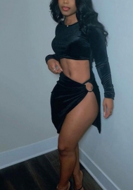 2021 Styles Women Fashion Fall & Winter INS Styles Fashion Long Sleeve Mini Dress